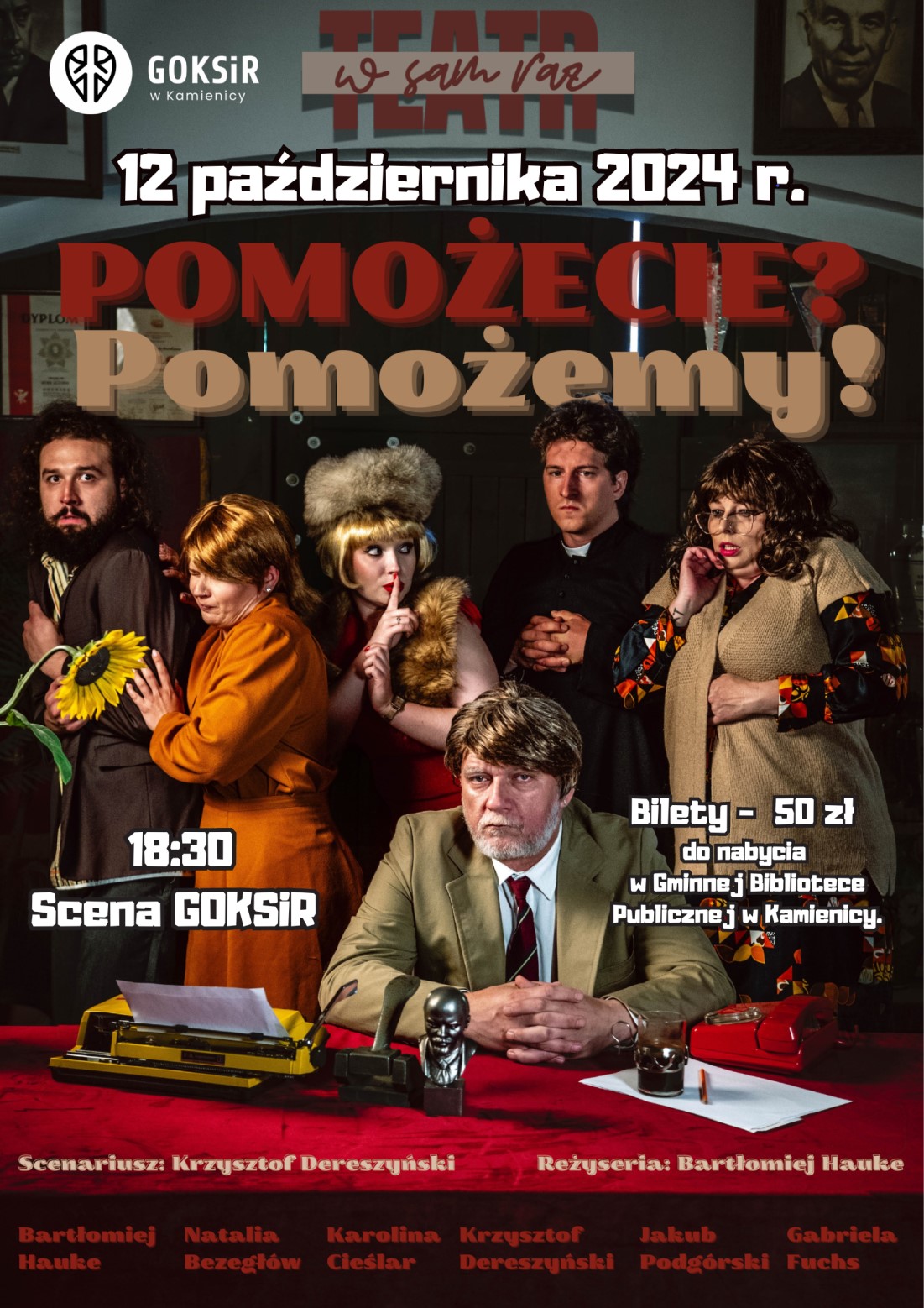 Spektakl teatralny „Pomożecie? Pomożemy!” – 12 października